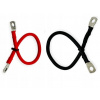 Kábel LgY 25mm pre pripojenie akumulátora, 50cm, očko M10, 2ks POĽSKÉ KÁBLE