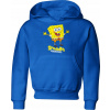 Mikina - JHK detská mikina veľkosť 152 dlhý rukáv modrá (DETSKÁ MIKINA SPONGEBOB SPANGEBOB 12-14 L 152 CM)