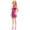 Barbie modelka lesklé šaty so srdiečkom HYT88