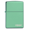 Zippo High Polish Green Logo 26585 + možnost gravírování