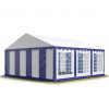 Pártystany-Jičín s.r.o. Party stan 6x8m PVC PREMIUM Ohňovzdorný Farba: Modrobiela