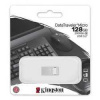 Kingston USB flash disk, USB 3.0 (3.2 Gen 1), 128GB, DataTraveler Micro G2, strieborný, DTM