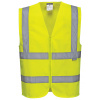 Portwest C375 HI-VIS ZIPPED BAND & BRACE Reflexná vesta Fluorescenčno žltá, 3XL