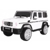 mamido Detské elektrické autíčko Mercedes G65 biele lakované
