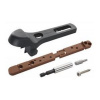 Wolfcraft Wolfcraft Start-set TERASA-skryté spoje: vrt.a šroub.pomůcka, 50 spojek, 300 šroubů, držák bitů + Tx20 6971000