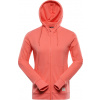 Dámská bavlněná mikina ALPINE PRO Lokka červená Velikost: XXXL