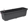 Plastkon Fantázia Smart samozavlažovací kvetináč antracitová dĺžka 40 cm