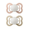 BIBS Supreme cumlíky z prírodného kaučuku 2ks - veľkosť 1 rôzne druhy blush-nocny/vanilla-nocny