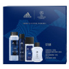 Adidas Champions League Star Edition - voda po holení 100 ml + sprchový gel 250 ml + deodorant ve spreji 150 ml + deodorant s rozprašovačem 75 ml