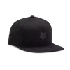 Fox Racing FOX Head Snapback Hat - OS, Black/Charcoal
