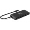 PORT CONNECT Dokovací stanice 8v1 DUAL SCREEN,2xFullHD nebo 1x4K, HDMI, VGA, 3xUSB-A, RJ-45, TF, SD 901913