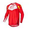 Motokrosový dres Alpinestars Techstar Factory red/white/yellow veľ. M