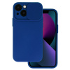 TopQ Zadný kryt Camshield Soft pre Samsung S25 tmavo modrý