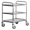 Servírovací vozík 3 police 800 mm | REDFOX - CR 083