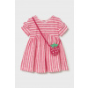 Detské bavlnené šaty Mayoral 1919.4F.Baby.PPY2 ružová 98