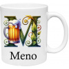 Hrnček Iniciálka Pivko s vlastným Menom (s krabičkou)