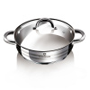 Berlinger Haus Plytký hrniec s pokrievkou nerezový 26cm GOURMET LINE 21081 BL-1004A