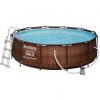 Bestway Steel Pro 56709 nadzemný bazén Rámový bazén Okrúhly 9150 L Hnedá (56709)