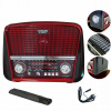KUCHYNSKÉ RÁDIO SOLÁRNE PRENOSNÉ RETRO FM AKUMULÁTOR BATERKA USB