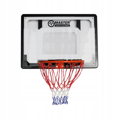 Master basketbalový set MASSPSB-37 (Doska MASTER 80 x 58 cm + Košík + Sieť)