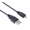 PremiumCord KU2M3F USB kábel 3 m USB 2.0 USB A Micro-USB B čierny
