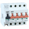SAPRO FVE odpínač integrovaný s vypínacou spúšťou VCX CYKB63+MX+OFF PV 4P 32A 1000V DC