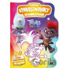 Tvarované vymaľovanky so samolepkami: Trolls - Jiří Models