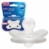 Canpol babies 100% Silicone Soother Symmetrical cumlík white 1 ks