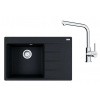Franke Sety Kuchynský set G251O, fragranitový drez CNG 611-78 TL/2 a batéria FS 3230.031, ónyx/chróm 114.0700.689