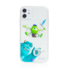AppleMix DISNEY kryt pre Apple iPhone 11 - Monsters Ltd - Sulley a Mike - gumový - priehľadný