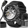 SMARTWATCH HODINKY WATCH PÁNSKE MENU POĽSKÉ ROZHOVORY SMART ČIERNY ŠPORT