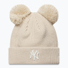 Dámska zimná čiapka New Era Double Pom Beanie New York Yankees stone