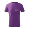 Hasiči názov samostatný - Tričko detské bavlnené - 122 cm/6 rokov ( Fialová )
