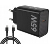 Rebeltec PD65W USB-C univerzální napájecí zdroj pro notebooky, smartphony, tablety, powerbanky a další zařízení s USB-C zásuvkou