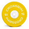 TRINFIT Olympijský kotouč Bumper Plate CrossGym 15 kg/50 mm