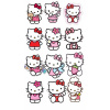 CUKROVÁ TLAČ jedlý obrázok na tortu Cukrová hmota HELLO KITTY KOTEK + TEXT 36