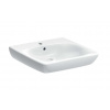 Geberit Selnova Comfort Umývadlo 55x55 cm, bezbariérové, s 1 otvorom na batériu, s prepadom, biela 501.461.00.7