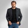 Pánske voľnočasové sako BANDI, model TAILORED SATORIO Antracit