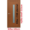Soft Vchodové plastové dvere Hana 105x215 cm - Akce!