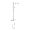 Grohe TEMPESTA SYSTEM sprchový set s termostatickou baterií, horní sprcha, ruční sprcha se 3 proudy, tyč, hadice, Water Saving, chrom