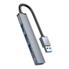 Adaptér HUB Orico AH-A13 USB na 4x USB 3.0 (sivý)
