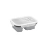 Stiahnuteľná vzduchotesná nádoba 480 a 760 ml , Blue Farba: light grey