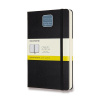 Zápisník Moleskine Expanded - tvrdé dosky - L, štvorčekový, čierny