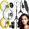 LED KRÚŽKOVÁ LAMPA NA SELFIE Ring 25 cm SELFIE RING LED 60 W 6500 k 210 cm