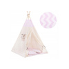 SPRINGOS Teepee stan pre deti SPRINGOS Ružový Zigzag