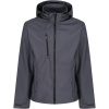 Regatta Professional Bunda s kapucí Venturer TRA 701, softshellová COT36A701zr402-seal grey/b M Šedá seal/černá