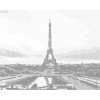 ZUTY Bodkovanie - PARÍŽ A ČERVÁNKY Rámovanie: vypnuté plátno na rám, Rozmer: 80x100 cm