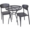 ROJAPLAST Set záhradného nábytku ZWMT-06 záhradný stôl 1 + 2 záhradné stoličky AIRE