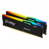 KINGSTON DIMM DDR5 32GB (Kit of 2) 6000MT/s CL30 Non-ECC FURY Beast RGB EXPO, Černá KF560C30BBEAK2-32 Kingston