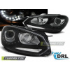 Tuning-tec SVETLOMETY TRUE DRL BLACK pasujú na VW GOLF 6 10.08-12